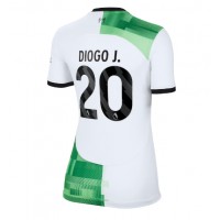 Liverpool Diogo Jota #20 Bortedrakt Dame 2023-24 Kortermet